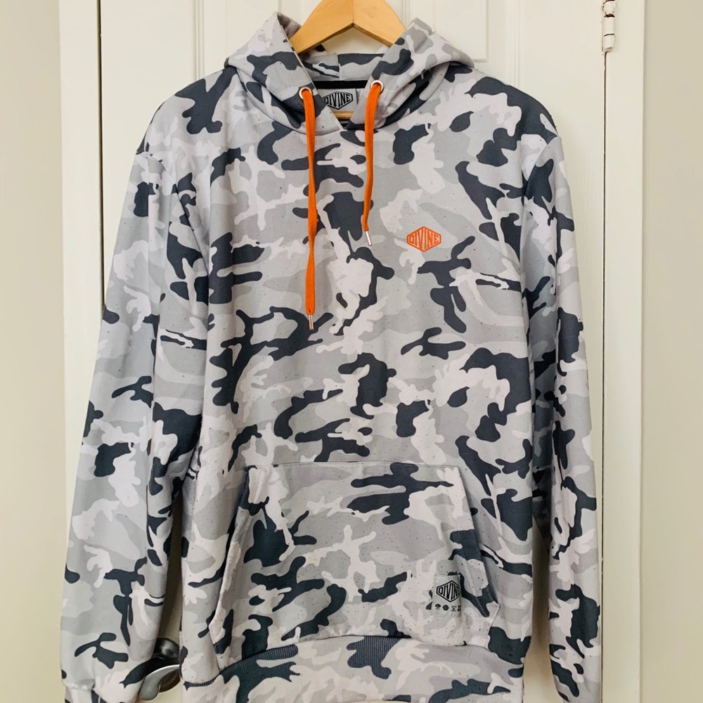 Divine London hoodie for men camouflage